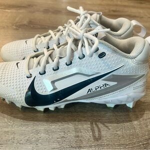 Nike White and Black Sneakers with Sleek Design